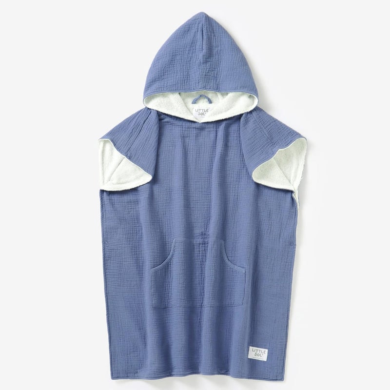 Little Sol Certified Organic Cotton Hooded Beach Towel - Kids (6-10 years) - Image 1